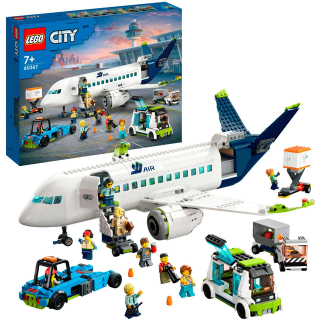 Lego City Passagierflugzeug-Spielzeugset – 60367