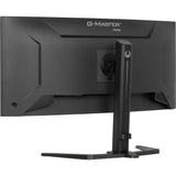 Iiyama G-Master Red Eagle GCB3484WQSU-B1 34 gebogener Ultrawide-Gaming-Monitor (schwarz, 2x HDMI, Display-Port, 2x USB-A, USB-B, 2x USB-C, 180 Hz)