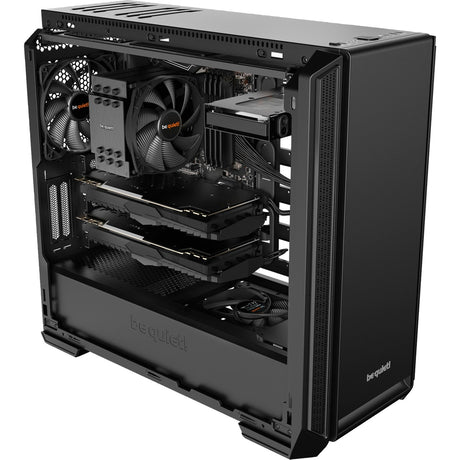 Ruhig sein! Silent Base 601 Midi-Tower-Gehäuse (schwarz | 3x USB-A)