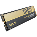 Lexar nm1090 pro 4 TB SSD (Schwarzgold, m.2 2280, PCIe gen 5x4)
