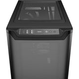 Ruhig sein! Pure Base 501 Airflow Window Midi-Tower-Gehäuse (schwarz | 2x USB-A | 1x USB-C | gehärtetes Glas)