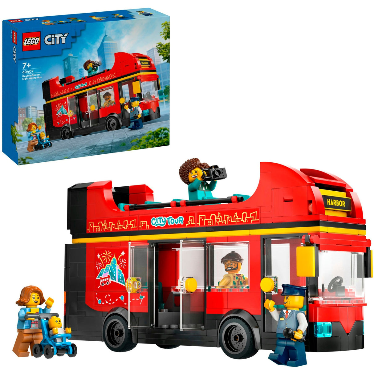 Lego City 60407 Touristen Red Double Hahn
