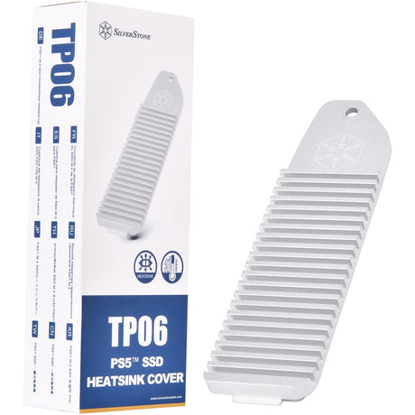 Silverstone TP06 Kühlkörper (Silber, für Playstation 5)