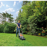 Black+Decker 1000 W 32 cm Rasenmäher + 250 W Rasentrimmer (schwarz orange, Rasenflächen bis zu 250 m²)