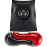 Kensington Slim Duo Gel-Maus, Trackball-Handgelenkauflage, Handgelenkstütze (rot, schwarz)