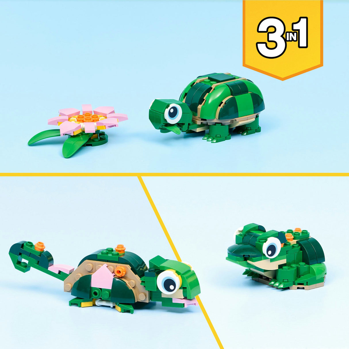 Lego Creator 31377 Schildkröte mit Seerose