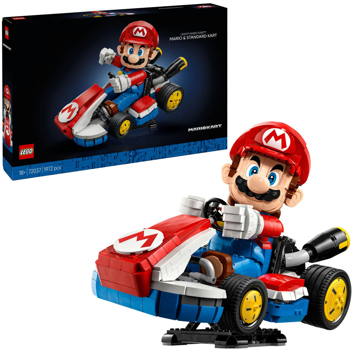 Lego Super Mario 72037 Mario Kart Mario und Standard-Kart