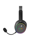 Hator phoenix 2 wireless over-ear gaming headset (zwart, rgb, 2.4ghz bluetooth 5.4 usb-c)