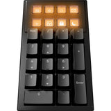 Ruhig sein! Dark Mount Silent Tactile RGB mechanische Gaming-Tastatur (schwarz, US-Layout (QWERTY), Silent Tactile, 100 %, Argb, PBT Double-Shot-Tastenkappen, Media Dock)