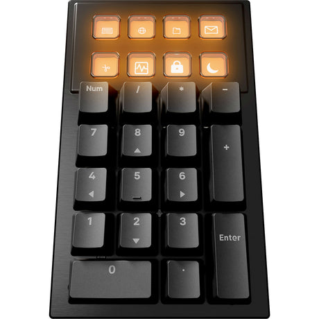 Ruhig sein! Dark Mount Silent Tactile RGB mechanische Gaming-Tastatur (schwarz, US-Layout (QWERTY), Silent Tactile, 100 %, Argb, PBT Double-Shot-Tastenkappen, Media Dock)