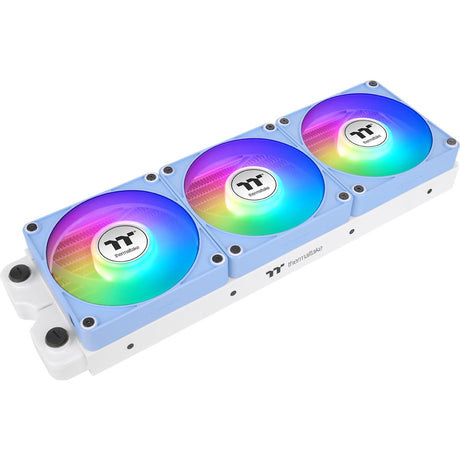 Thermaltake CT120 EX ArGB Sync PC-Lüfter Hydrangea Blue (3-Lüfter-Pack) Gehäuselüfter (Hellblau, 3 Stück, 120 x 120 x 25 mm, PWM)