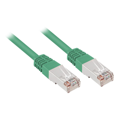 Sharkoon Patchkabel RJ45 Cat.5e S FTP 10m (grün)