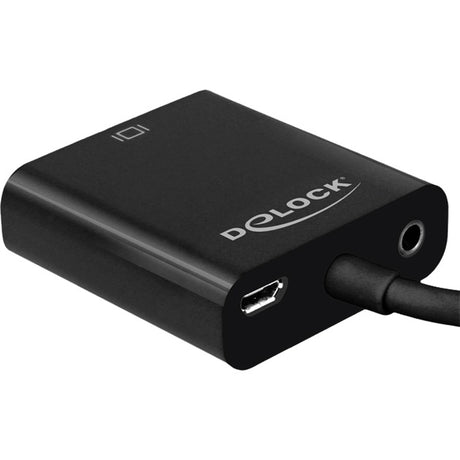 Delock Micro HDMI zu VGA Adapter (schwarz, 0,17 Meter)