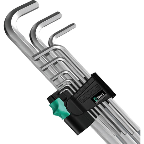 Wera Innensechskantschlüsselsatz 950 9 Sechskant-Plus 4 (Chrom, 9-teilig)