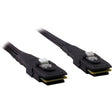 Inter-Tech-Kabel SFF 8087 > SFF 8087, 0,75 m (schwarz)
