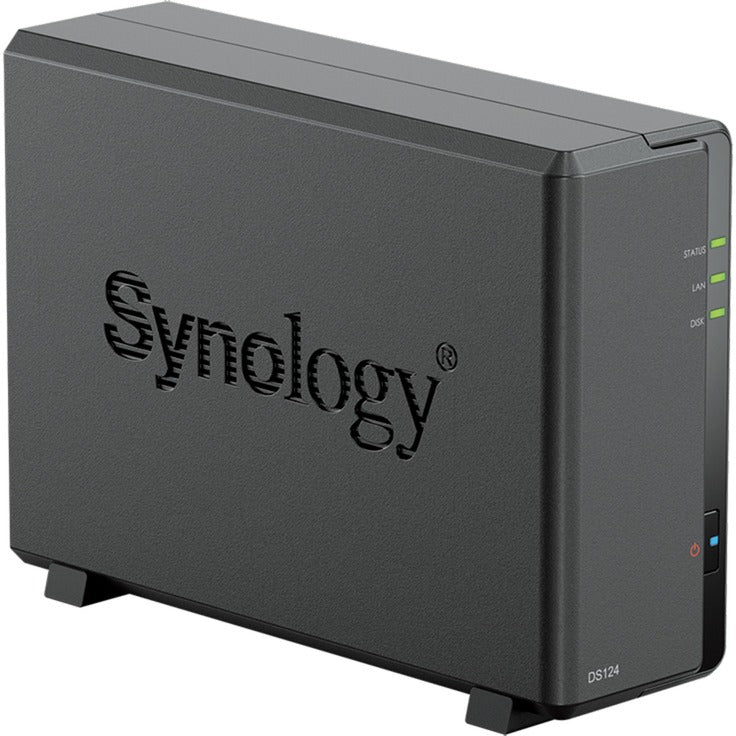 Synology Diskstation DS124 NAS (schwarz, USB-A 3.2 (5 GBit s))