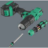 Wera kraftform kompakt 25 ra-r mit Koffer, 6-teiliges Bit-Set (schwarz grün)