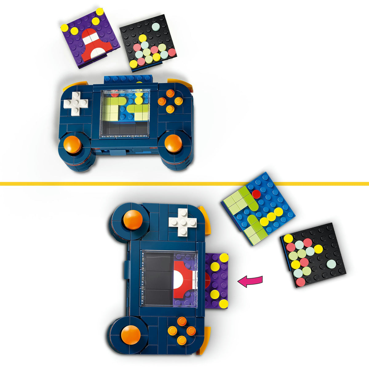 Lego® Creator 3-in-1-Retro-Spielekonsolen-Spielzeugmodell – in einen Desktop- oder Arcade-Automaten umwandelbar – 31380