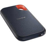 Sandisk Extreme Portable v2, 2 TB externe SSD (schwarz orange, SDSSDE61-2t00-G25, USB-C)