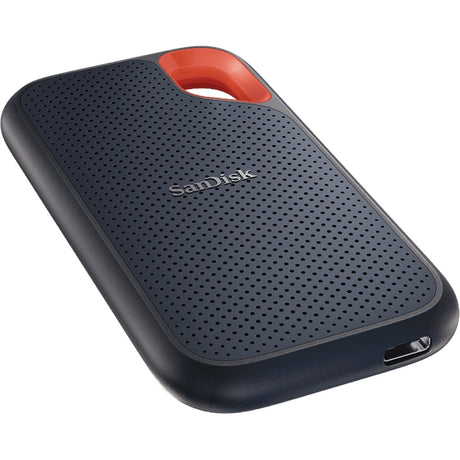 Sandisk Extreme Portable v2, 2 TB externe SSD (schwarz orange, SDSSDE61-2t00-G25, USB-C)