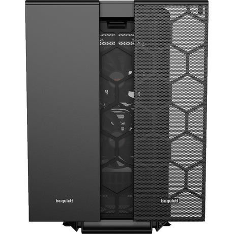 Ruhig sein! Silent Base 802 Window Midi-Tower-Gehäuse (schwarz | 2x USB-A | 1x USB-C | Fenster)