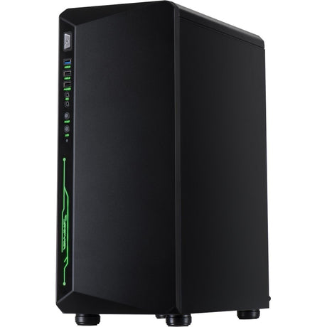 Inter-Tech C-3 Saphir Midi-Tower-Gehäuse (schwarz | 3x USB-A | Fenster)