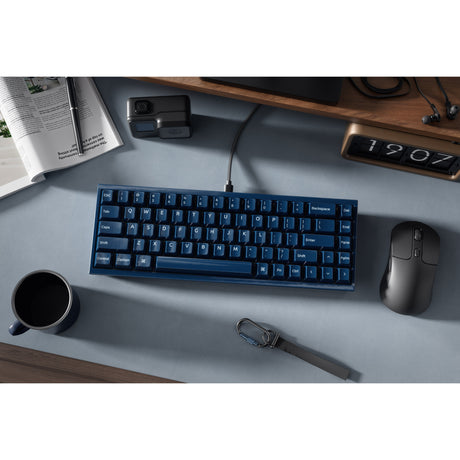 Keychron Q16 HE 8K-Magnetschalter-Tastatur (blau, US-Layout (QWERTY), ultraschnelles Lime, 65 %, RGB, Hot-Swap, 8K)