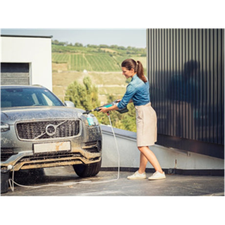 Gardena Aquaclean 24 18 V P4A Solo Hochdruckreiniger (Grau Türkis, 14800-55, Batterie nicht im Lieferumfang enthalten)
