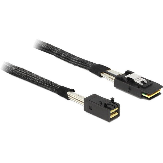 Delock Mini SAS HD SFF-8643 > Mini SAS SFF-8087 Adapter (schwarz, 1 Meter)