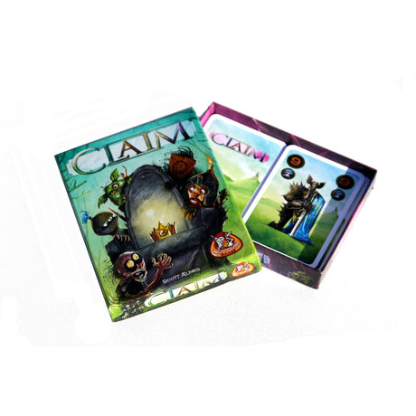 White Goblin Games Claim-Kartenspiel (Niederländisch, 2 Spieler, 25 Minuten, ab 10 Jahren)