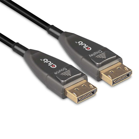 Club 3D DisplayPort 1.4 aktives optisches unidirektionales Kabel (schwarz, 20 Meter, 4k 120 Hz, 8k 60 Hz)