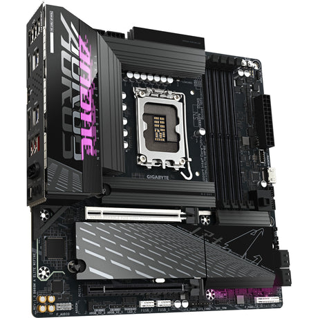 Gigabyte B860M AORUS Elite WiFi 6E Sockel 1851 Motherboard (schwarz, RAID, 2,5 GB LAN, WiFi 6E, BT, Sound, µATX)