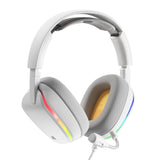Glorious ghs eternal rgb - stereo rgb gamingheadset over-ear gaming headset (wit, pc, ps5, ps4, switch, usb-c)