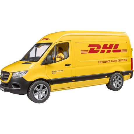 Bruder MB Sprinter DHL mit Fahrer Modellfahrzeug (02671)