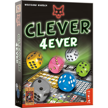 999Games 999 Games Cleveres 4ever Würfelspiel (niederländisch, 1 - 4 Spieler, 30 Minuten, ab 8 Jahren)