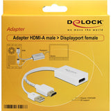 Delock HDMI-A (männlich)> DisplayPort 1.2 (weiblich)