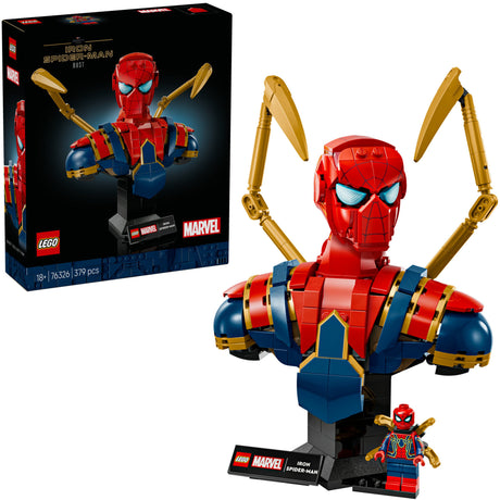 Lego Superhelden 76326 Iron Spider-Man-Büste
