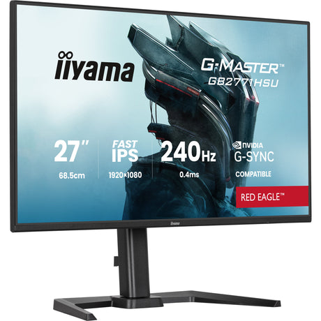 Iiyama G-Master Red Eagle GB2771HSU-B1 27 Gaming-Monitor (schwarz, 2x HDMI, DisplayPort, USB-A, USB-C, 240 Hz)