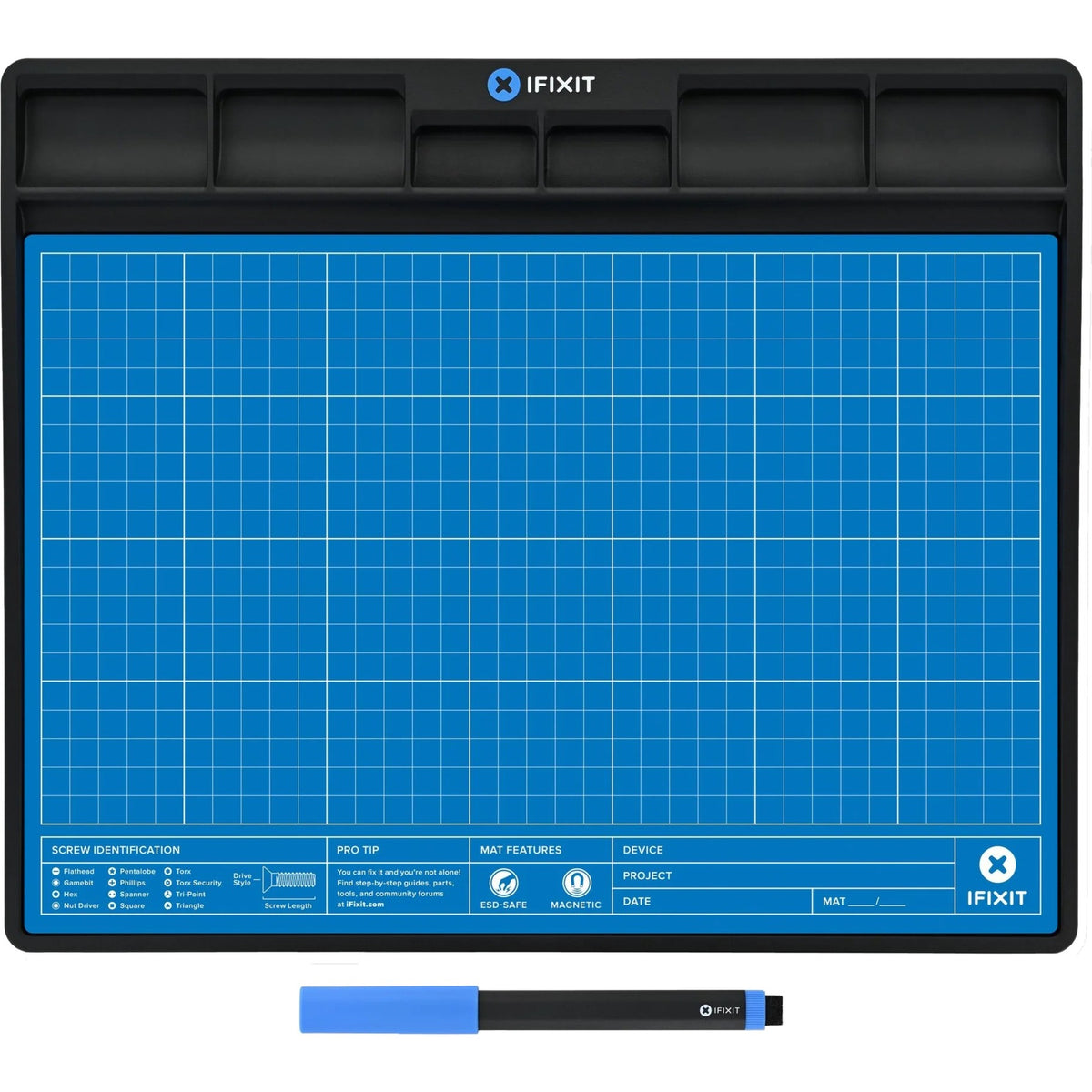 Ifixit Fixmat Schutzmatte (blau schwarz)