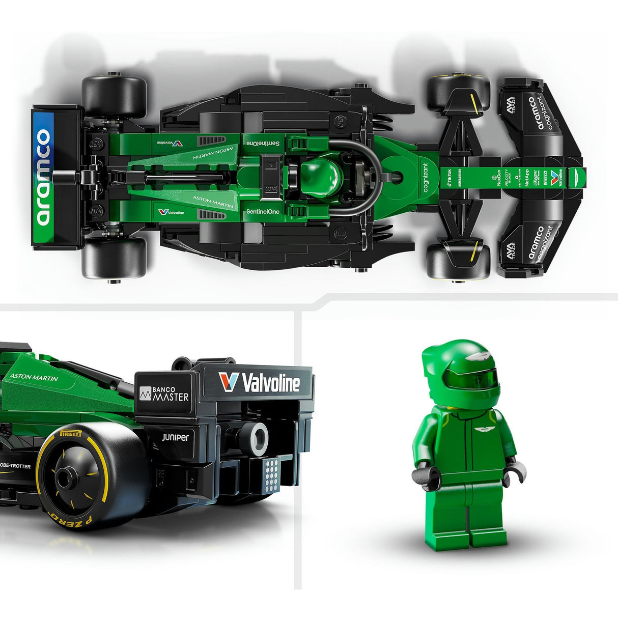 Lego 77245 Speed Champions Aston Martin Aramco F1 AMR24 Rennwagen