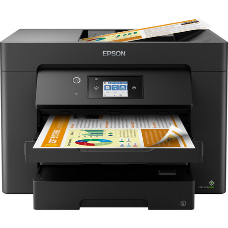 Epson Workforce wf-7830dtwf All-in-One-Tintenstrahldrucker mit Faxfunktion (Scannen, Kopieren, Faxen, LAN, WLAN)