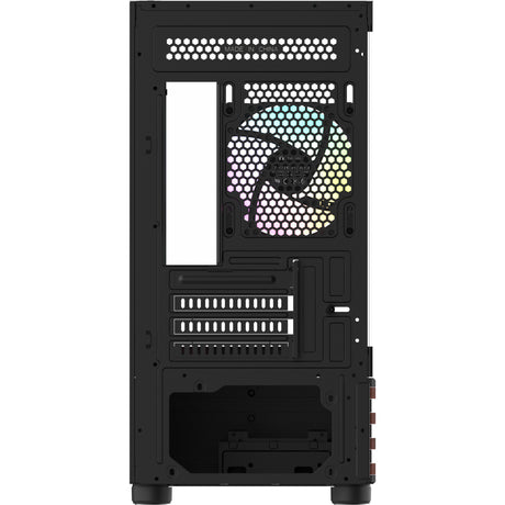 Thermaltake View 170 WS ArGB Mini-Tower-Gehäuse (schwarze Holzfarbe | 2x USB-A | RGB | Fenster)