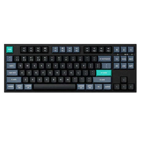 Tastatur Keychron B33-K9 (schwarz, US-Layout (QWERTZ), Scherenschalter, 80 % (TKL), ABS, USB-C | 2,4 GHz | Bluetooth)