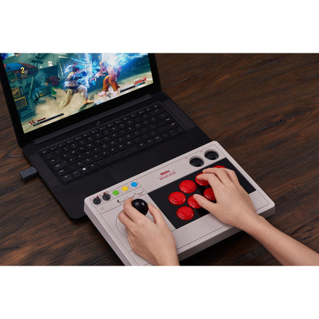 8bitdo Arcade-Stick-Gamepad (grau)