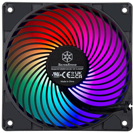 Silverstone Air Penetrator 120SK ArGB Gehäuselüfter (schwarz, 120 x 120 x 25 mm, PWM)