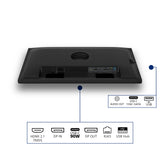 Philips 24b2u3601 00 23.8 monitor (zwart, hdmi, displayport, usb-c, lan, audio, 120 hz)