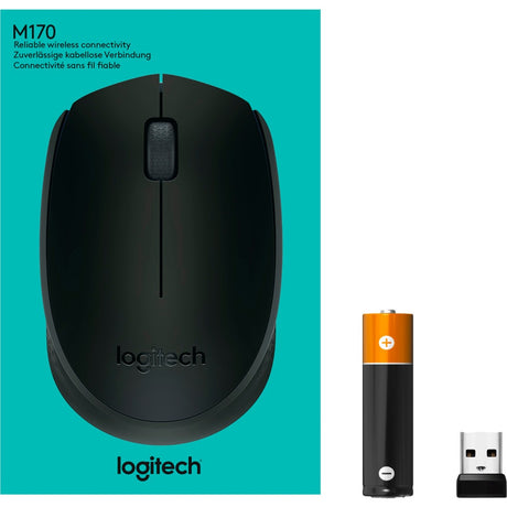 Logitech B170 Maus (schwarz, kabellos)