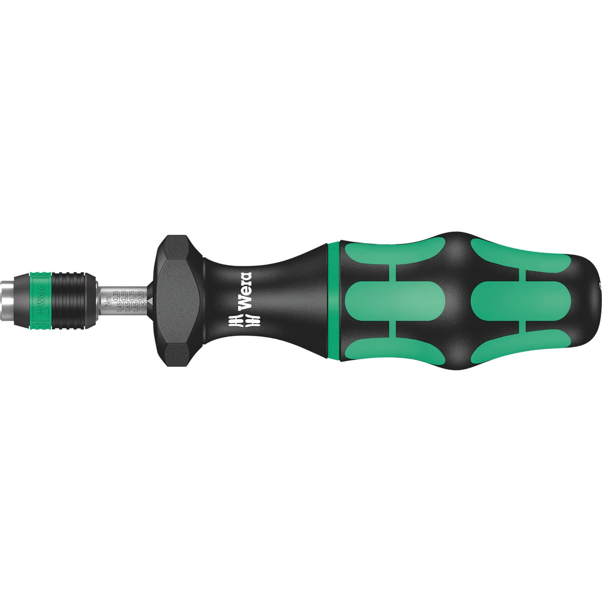 Wera 7441 Kraftform einstellbarer Drehmomentschraubendreher mit Rapidaptor-Schnellwechselhalter, 1 4 Zoll, 1,2 - 3,0 Nm – 1 Stück – 05074701001