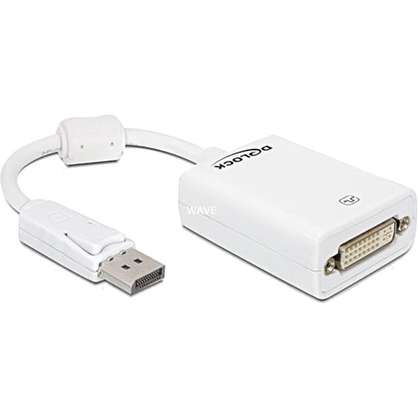Delock Displayport auf DVI-i Adapter (weiß, 0,22 Meter, passiv)