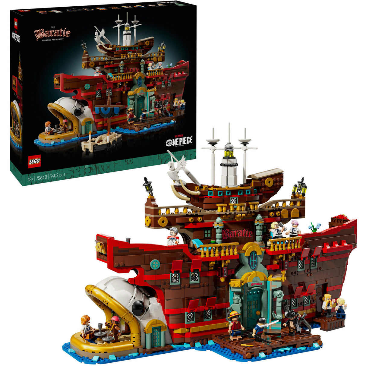 Lego One Piece 75640 Das schwimmende Restaurant Baratie